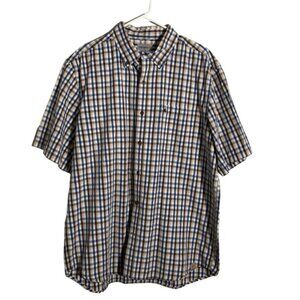 Carhartt men’s plaid shirt sleeve button down shirt. Sz XL
